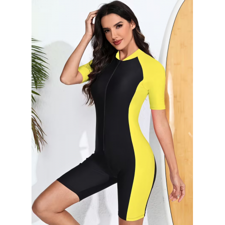 Спортивный комбинезон-купальник FS Athletic Swimwear XXL Черный (8495)
