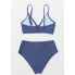  Жіночий купальник CUPSHE Women Swimsuit Lotto Bikini М Сіро-синій (8501)