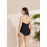 Суцільний купальник FS Flowy Abundant М з коригуючим ефектом Чорно-білий (9127)