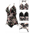 Жіночий купальник-танкіні FS Women Halter S з коригуючим ефектом Комбінований (9115)