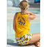 Жіночий купальник-танкіні FS Women Halter XL з коригуючим ефектом Жовтий (8615)