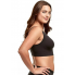 Безшовний бюстгальтер-топ Sensabelle Seamless Bra S/M Чорний (8973)