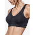Безшовний бюстгальтер-топ Sensabelle Seamless Bra S/M Чорний (8973)