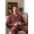 Чоловічий комплект для дому та сну Reserved men’s pajama XL Бавовняна піжама Червоний (8067)