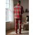 Чоловічий комплект для дому та сну Reserved men’s pajama XXL Бавовняна піжама Червоний (8062)