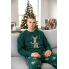 Чоловічий новорічний комплект для дому та сну Livergy men’s pajama L (EUR 52-54) Бавовняна піжама Зелений (8032)