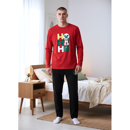 Чоловічий комплект для дому та сну Disney men’s pajama M Бавовняна піжама Червоний (8095) Чоловічий комплект для дому та сну Disney men’s pajama M Бавовняна піжама Червоний (8095)