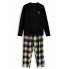 Чоловічий комплект для дому та сну Reserved men’s pajama XXL Бавовняна піжама Чорний (8061)