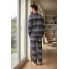 Чоловічий новорічний комплект для дому та сну Livergy men’s pajama М (EUR 48-50) Бавовняна піжама Синій (8034) 
