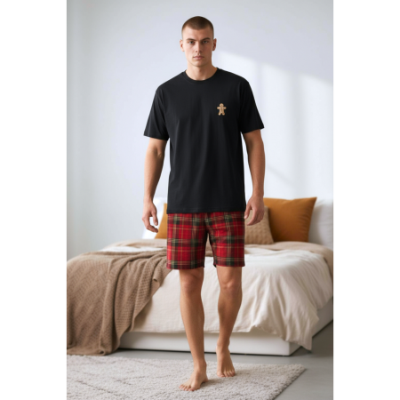 Чоловічий Піжамний комплект Reserved men’s pajama M Бавовняна піжама Чорний (8072) Чоловічий Піжамний комплект Reserved men’s pajama M Бавовняна піжама Чорний (8072)