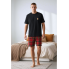 Чоловічий Піжамний комплект Reserved men’s pajama S Бавовняна піжама Чорний (8065)