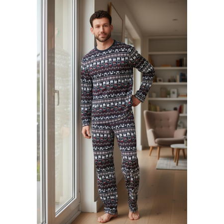 Чоловічий новорічний комплект для дому та сну Livergy men’s pajama L (EUR 52-54) Бавовняна піжама Синій (8035) Чоловічий новорічний комплект для дому та сну Livergy men’s pajama L (EUR 52-54) Бавовняна піжама Синій (8035)