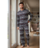 Чоловічий новорічний комплект для дому та сну Livergy men’s pajama М (EUR 48-50) Бавовняна піжама Синій (8034) 