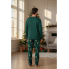 Чоловічий новорічний комплект для дому та сну Livergy men’s pajama L (EUR 52-54) Бавовняна піжама Зелений (8032)