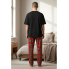 Чоловічий комплект для дому та сну Reserved men’s pajama L Бавовняна піжама Чорний (8062)