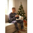 Чоловічий новорічний комплект для дому та сну Livergy men’s pajama М (EUR 48-50) Бавовняна піжама Синій (8034) 