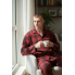 Чоловічий комплект для дому та сну Reserved men’s pajama M Бавовняна піжама Червоний (8062)