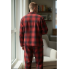 Чоловічий комплект для дому та сну Reserved men’s pajama M Бавовняна піжама Червоний (8062)