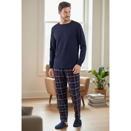 Чоловічий комплект для дому та сну Cornette men’s pajama L (48) Бавовняна піжама Синій (8031) Чоловічий комплект для дому та сну Cornette men’s pajama L (48) Бавовняна піжама Синій (8031)