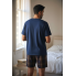 Чоловічий Піжамний комплект Reserved men’s pajama M Бавовняна піжама Синій (8063)