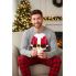 Чоловічий новорічний комплект для дому та сну Livergy men’s pajama М (EUR 48-50) Бавовняна піжама Сірий (8037) 