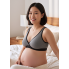 Бюстгальтер-пуловер бавовняний La Leche League M Sleep Nursing Bra для сну для годування Серый (8107)