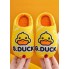 Дитячі теплі кімнатні капці FS Duck Children р.34 (на 32) 20см Жовтий (7017)