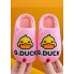 Дитячі теплі кімнатні капці FS Duck Children р.38 (на 36) 23см Рожевий (7019)