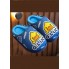 Дитячі теплі кімнатні капці FS Duck Children р.28 (на 26)16,5см Синій (7020)