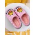 Дитячі теплі кімнатні капці FS Duck Children р.38 (на 36) 23см Рожевий (7019)