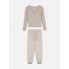 Піжама Primark Flannel Pyjama Set XXS Домашній комплект Пісочний (8223)