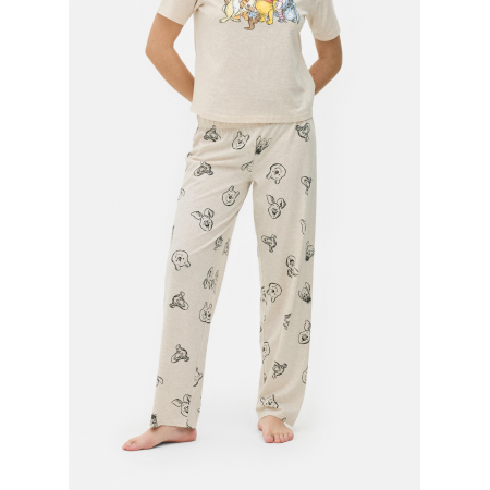 Пижамные хлопковые штаны Primark Bottom Pyjama S Низ пижамы Песочный (9073)