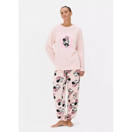 М'яка Плюшева Піжама Primark Disney Character Fleece Pyjama Set XXS Домашній комплект Рожевий (8513)