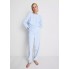 М'яка Плюшева Піжама Primark Plush Long Pyjamas Set М Домашній комплект Блакитний (8154)
