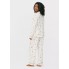 Жіночі піжамні штани Primark Cosy Printed Boyfriend Pyjamas Bottoms XXL для сну та дому Білий (8779)