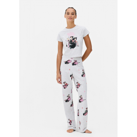 Жіноча Піжама Primark Hocus Pocus Boyfriend Pajama Set S для сну та дому Сірий (8623) Жіноча Піжама Primark Hocus Pocus Boyfriend Pajama Set S для сну та дому Сірий (8623)