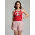 Жіноча Піжама Primark Kansas City Pajama Set XXL для сну та дому Червоний (8629)