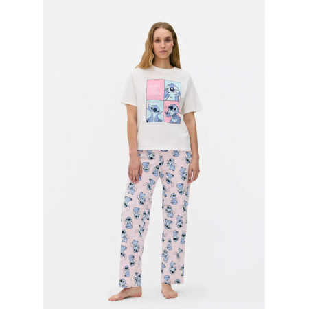 Жіноча Піжама Primark Disney’s Print Pyjamas L для сну та дому Пудровий (8632) Жіноча Піжама Primark Disney’s Print Pyjamas L для сну та дому Пудровий (8632)
