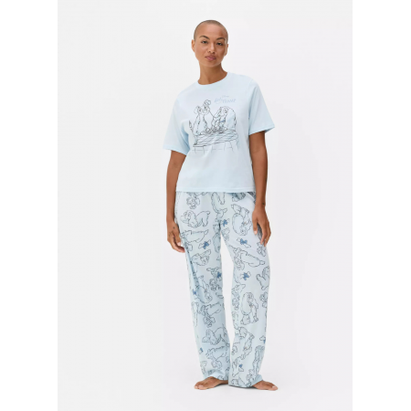 Жіноча Піжама Primark Disney’s Print Pyjamas S для сну та дому Блакитний (8633) Жіноча Піжама Primark Disney’s Print Pyjamas S для сну та дому Блакитний (8633)