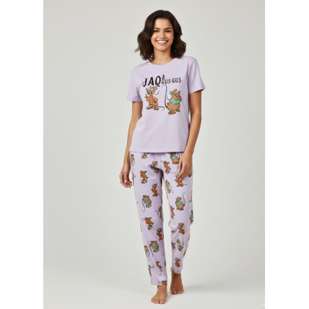 Жіноча Піжама Primark Disney’s Print Pyjamas S для сну та дому Ліловий (8634) Жіноча Піжама Primark Disney’s Print Pyjamas S для сну та дому Ліловий (8634)