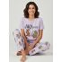 Жіноча Піжама Primark Disney’s Print Pyjamas S для сну та дому Ліловий (8634)