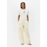 Жіночі піжамні штани Primark Wide Leg Pajama Bottoms L для сну та дому Жовтий (8640)