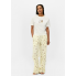 Жіночі піжамні штани Primark Wide Leg Pajama Bottoms L для сну та дому Жовтий (8640)