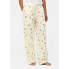 Жіночі піжамні штани Primark Wide Leg Pajama Bottoms L для сну та дому Жовтий (8640)