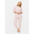 М'яка Плюшева Піжама Primark Plush Long Pyjamas Set XS Домашній комплект Пудровий (8636)