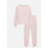 М'яка Плюшева Піжама Primark Plush Long Pyjamas Set XS Домашній комплект Пудровий (8636)