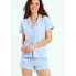 Жіноча Піжама Primark Jersey Boyfriend Short Pyjama Set XXS Комплект для дома и сна Блакитний (8638)