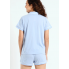 Жіноча Піжама Primark Jersey Boyfriend Short Pyjama Set XXS Комплект для дома и сна Блакитний (8638)