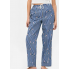 Жіночі піжамні штани Primark Wide Leg Pajama Bottoms L для сну та дому Синій (8642)