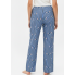 Жіночі піжамні штани Primark Wide Leg Pajama Bottoms L для сну та дому Синій (8642)